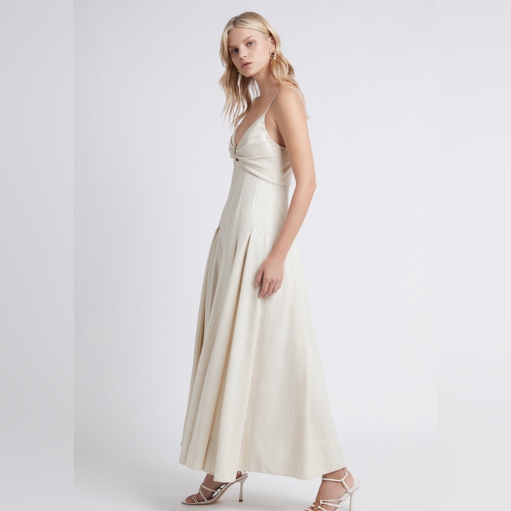 Aje Cream Midi Dress - Picture 3 of 8